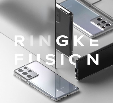 Оригінальний чохол Ringke Fusion для Samsung Galaxy S21 Ultra - transparent