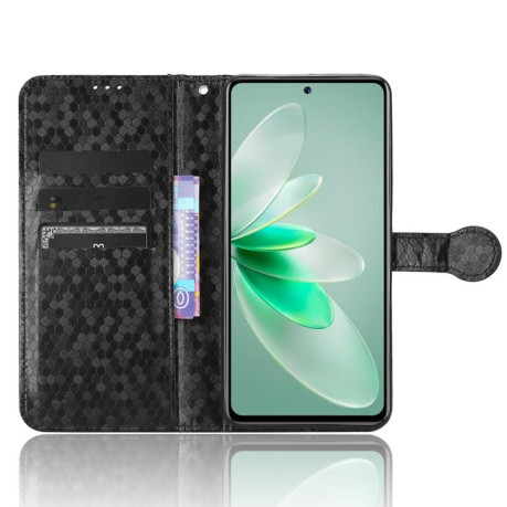 Чехол-книжка Honeycomb Dot для Vivo V27e / S16e - черный