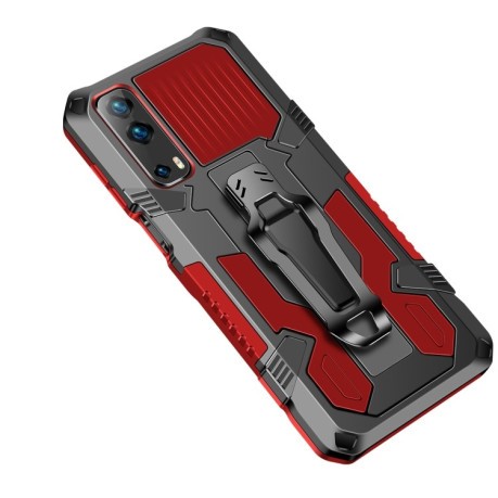 Противоударный чехол Armor Warrior для Vivo Y72 5G - красный