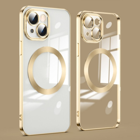 Протиударний чохол Lens MagSafe для iPhone 15 Plus - золотий