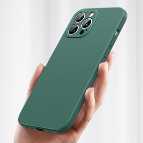 Силіконовий чохол Benks Silicone Case (з MagSafe Support) для iPhone 14/13 - темно-зелений
