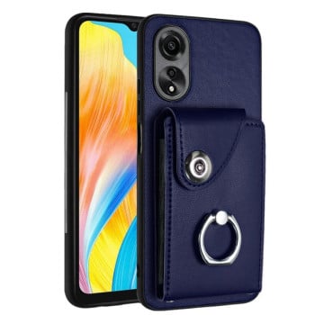 Протиударний чохол Organ Card Bag Ring Holde для OPPO A38 4G / A18 4G Global - синій