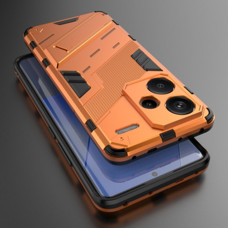 Противоударный чехол Punk Armor для Xiaomi Redmi Note 13 Pro 5G/Poco X6 5G - оранжевый