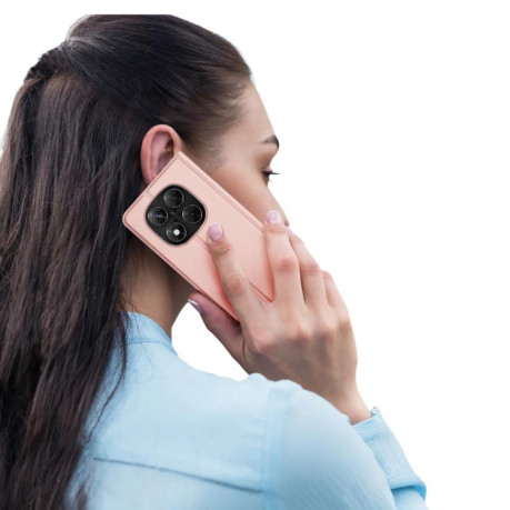 Чохол-книжка DUX DUCIS Skin Pro Series на Xiaomi Redmi Note 14 Pro 4G - рожеве золото