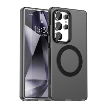 Протиударний чохол MagSafe Holder PC Hybrid  для Samsung Galaxy S25 Ultra 5G - чорний