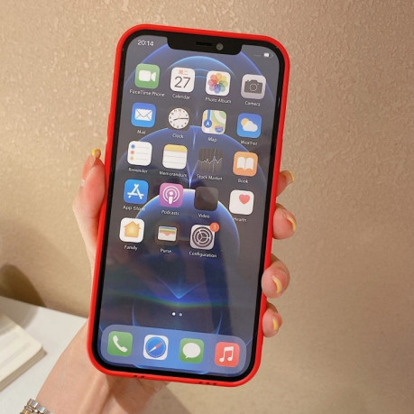 Противоударный чехол Sliding Camera with Card Slot для iPhone XR - винно-красный