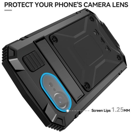 Противоударный чехол R-JUST Life Waterproof для  iPhone 16e - черный