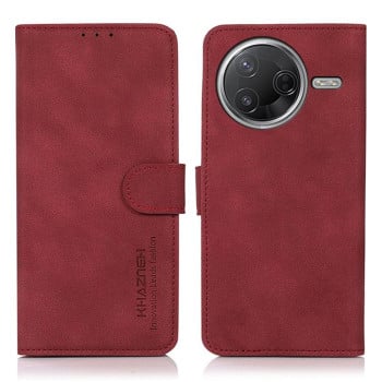 Чохол-книжка KHAZNEH матова фактура на Xiaomi Poco F7 Pro / F7 Ultra Global - червоний