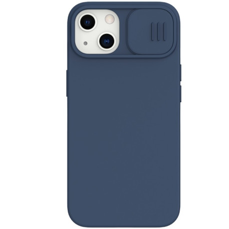 Силиконовый чехол NILLKIN CamShield для для iPhone 14/13 - синий