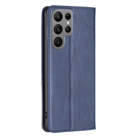 Чохол-книжка Rhombus Texture для Samsung Galaxy S25 Ultra 5G - синій