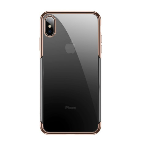 Чехол Baseus Shining  Case на iPhone XS Max -розовое золото