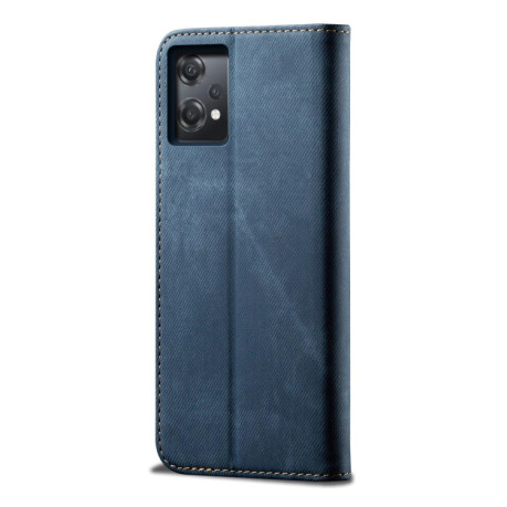 Чохол книжка Denim Texture Casual Style на Realme 9 Pro/OnePlus Nord CE 2 Lite 5G - синій