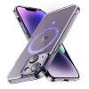 Чохол Clear Case MagSafe Simple Magnetiс для iPhone 15 Plus - фіолетовий