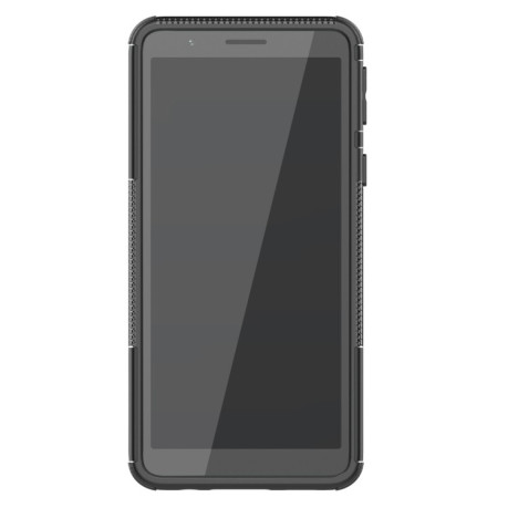 Противоударный чехол Tire Texture на Samsung Galaxy A01 Core / M01 Core - черный