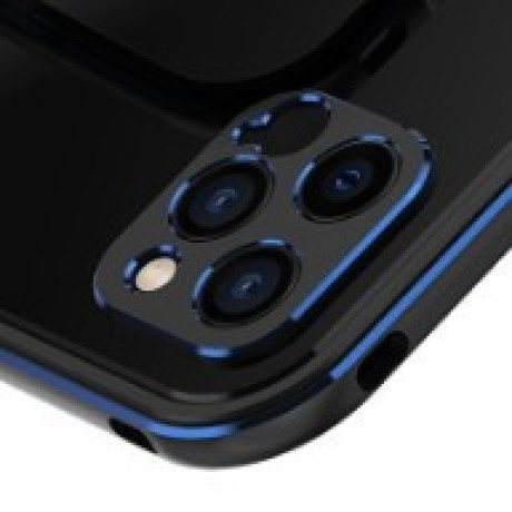Захисна рамка на задню камеру для iPhone 12 – чорно-синя