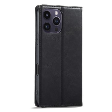Чехол-книжка LCIMEEKE RFID для iPhone 16 Pro Max - черный