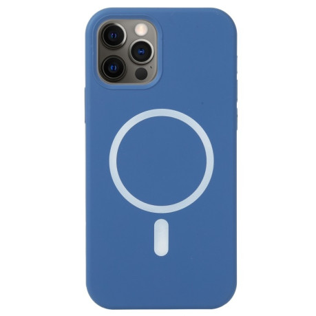 Протиударний чохол Nano Silicone (Magsafe) для iPhone 12 Pro Max - синій