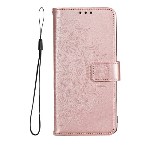 Чохол-книга Totem Flower для Samsung Galaxy M52 5G - рожеве золото