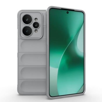 Силиконовый чехол Magic Flannel на Realme 15 5G Global — серый