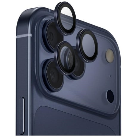 Захисне скло для камери Uniq Optix Aluminum Camera Lens Protector для iPhone 17 Pro / iPhone 17 Pro Max - Navy Blue