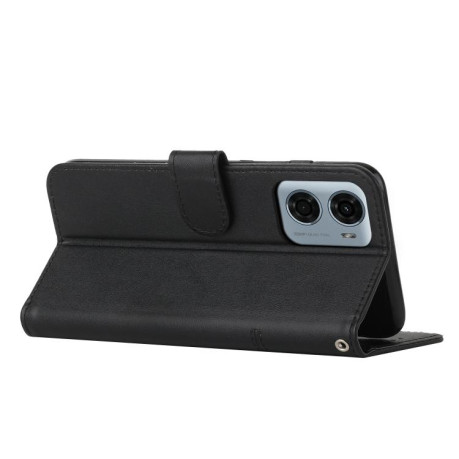 Чохол-книжка Stitching Calf Texture для Motorola Moto G05 - чорний