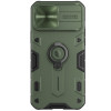 Противоударный чехол NILLKIN CamShield Armor для iPhone 13 Pro Max - зеленый
