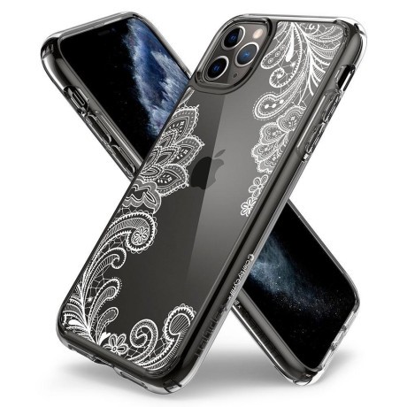 Противоударный чехол Spigen Ciel iPhone 11 Pro Max White Mandala