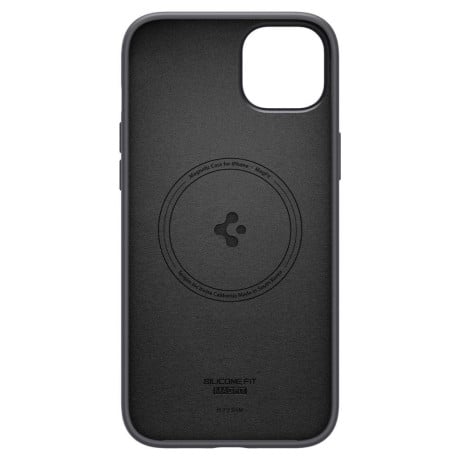 Оригинальный чехол Spigen Silicone Fit Mag MagSafe для IPhone 14 Plus - Black