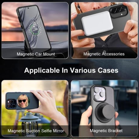Чехол IMAK Chocolate Series с MagSafe на Samsung Galaxy A07 4G - черный