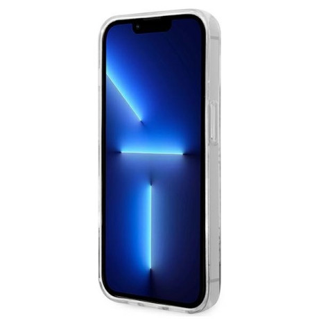 Оригінальний чохол Guess 4G Pattern Script для iPhone 14 Pro Max - khaki 