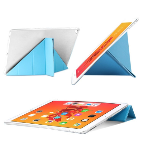 Чехол-книжка Multi-folding Smart для iPad Pro 12.9 2015 / 2017 - голубой
