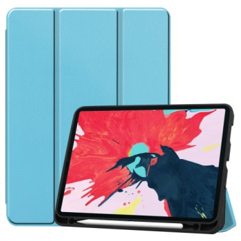 Чехол-книжка Custer Pattern для  iPad Pro 11 inch 2020/Pro 11 2018- небесно-голубой