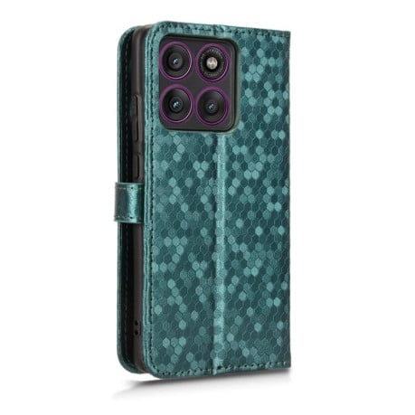Чехол-книжка Honeycomb Dot для Motorola Edge 60 Pro - зеленый