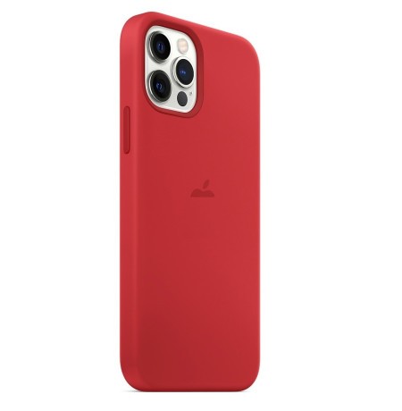 Силіконовий чохол Silicone Case Red на iPhone 12 Pro Max (без MagSafe) - преміальна якість