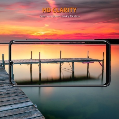 Защитное Стекло ENKAY Hat-prince 026mm 9H для Xiaomi Redmi 14C/Poco C75 - черное