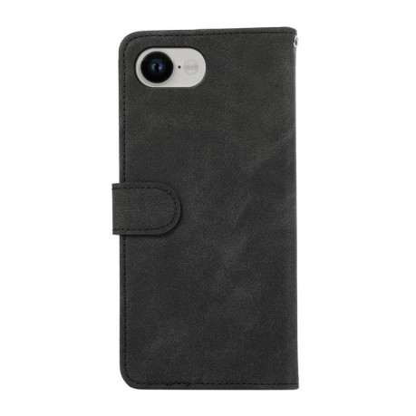 Чехол-книжка ABEEL Color Block Magnetic RFID Leather на iPhone 16e - черный