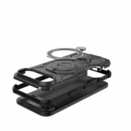 Чохол протиударний J-20 Solid Color MagSafe Magnetic на iPhone Air - чорний