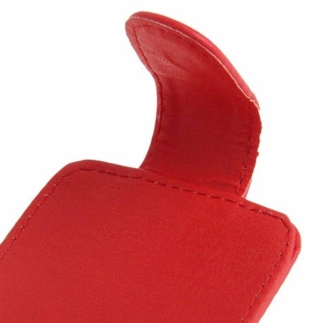 Кожаный флип чехол со слотом для кредитных карт на iPhone 5C(Red)