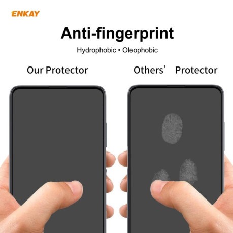 Защитное стекло ENKAY Hat-prince Full Glue 0.26mm 9H 3D на Samsung Galaxy S21 - черное