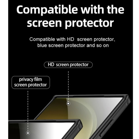 Противоударный чехол Armor Clear для Samsung Galaxy S24 Ultra 5G - черный