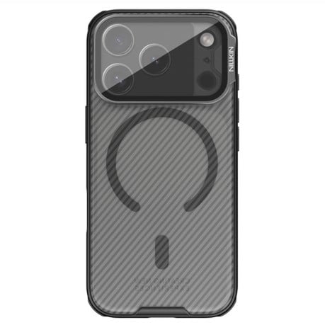 Чохол NILLKIN CamShield Prop Transparent Mirror Cover MagSafe Magnetic Translucent на iPhone 17 Pro - чорний