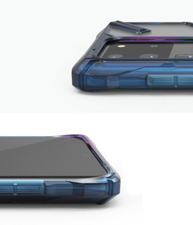 Оригинальный чехол Ringke Fusion X durable для Samsung Galaxy S20 Ultra blue (FUSG0046)
