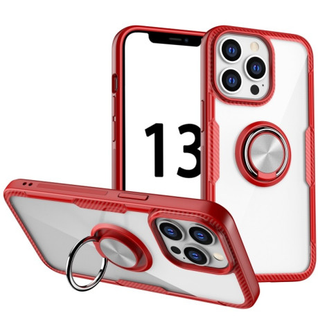 Протиударний чохол Acrylic Ring Holder на iPhone 13 Pro - червоний