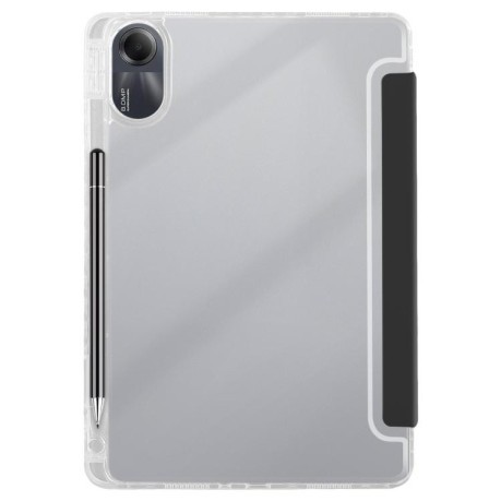 Чехол-книжка Clear Acrylic Demation Leather для Xiaomi Redmi Pad SE 11 2025 / Pad 2 - черный