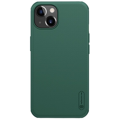 Чехол NILLKIN Frosted Shield на iPhone 14/13 - зеленый