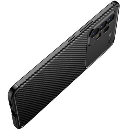Ударозащитный чехол HMC Carbon Fiber Texture на Samsung Galaxy A53 5G - черный