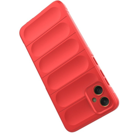 Силиконовый чехол Magic Flannel для Samsung Galaxy A05 - красный