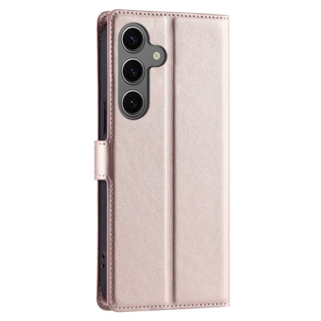 Чохол-книжка Voltage Side Buckle для Samsung Galaxy S24 FE 5G - рожеве золото