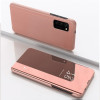 Чехол книжка Clear View на Samsung Galaxy A13 4G - розовое золото