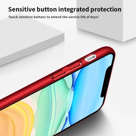 Ультратонкий чехол MOFI Breathable PC Ultra-thin All-inclusive на iPhone 11-розовое золото